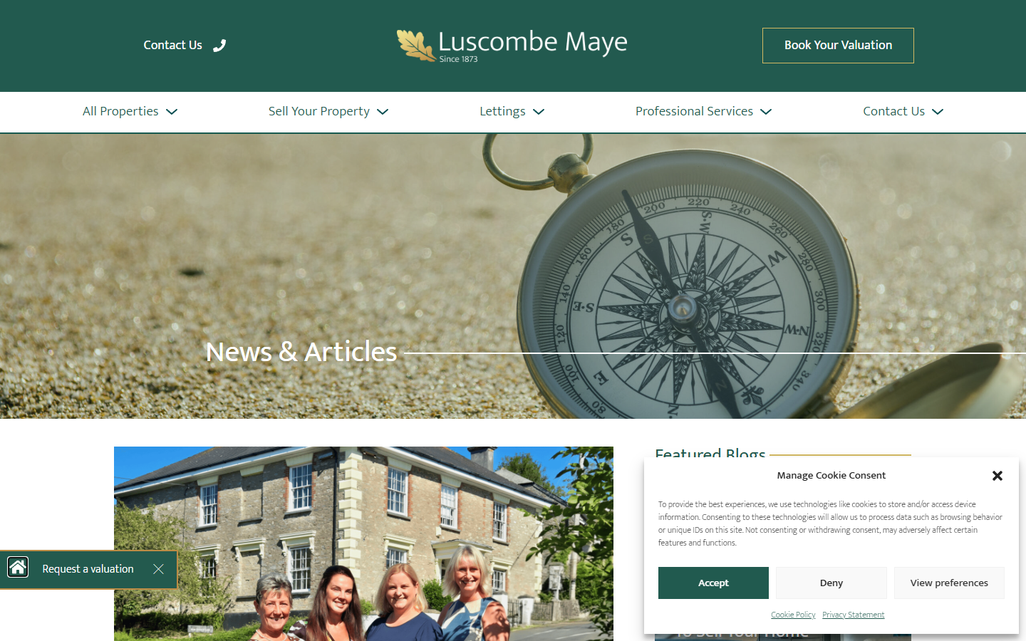 Luscombe Maye celebrating their Trusted Agent 2026 win